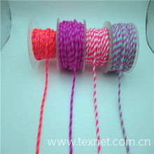 惠州益和织带有限公司-工厂生产加工两股间色编织绳带